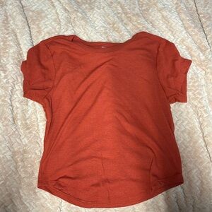 Red cropped tshirt